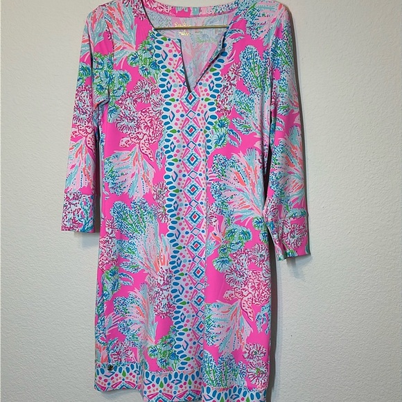 Lilly Pulitzer Dresses & Skirts - Lilly Pulitzer Nadine Shift Dress 3/4 Sleeve Small